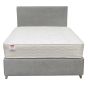 Cruz Steel King Divan Bed & Mattress Bundle