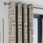 Delta Natural Ready Made Eyelet Curtains