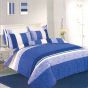 Derwent Navy Cotton Mix Duvet Set