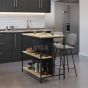Detroit Oak Bar Table