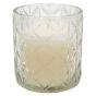 Diamond Cut Glass Candle