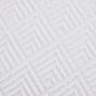 Diamond Embossed White Duvet Set