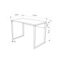 Inna Working Grey Desk