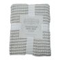 Dottie Grey Beige Throw 127x152cm