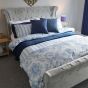 Downton Navy Cotton Rich Duvet Set