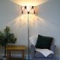 Venetian Chrome Ud936 Floor Lamp