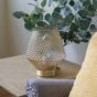 Busan Champagne Battery Operated Table Lamp