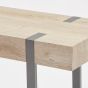 Eaton Oak Console Table