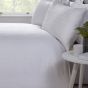 Fairmont Check White 100% Cotton Duvet Cover Set