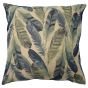 Feathers Indigo Filled Cushion 