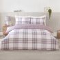 Fife Lilac Cotton Rich Duvet Cover Set