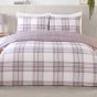 Fife Lilac Cotton Rich Duvet Cover Set