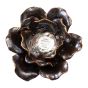 Bronze Flower Tea Light Holder