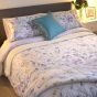 Gabriella Heather Cotton Mix Duvet Set