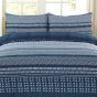 Gaby Blue Cotton Mix Duvet Set