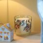 Garden Bloom Blue LED Candle
