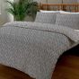 Geo Diamond Grey Cotton Mix Duvet Cover Set 