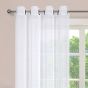 Gina White Eyelet Voile Panel
