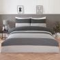 Gino Charcoal Cotton Mix Duvet Cover Set