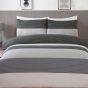 Gino Charcoal Cotton Mix Duvet Cover Set