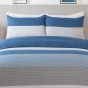 Gino Navy Cotton Mix Duvet Cover Set
