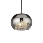 Glass Rose Chrome Shade