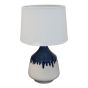 Glaze Navy Table Lamp