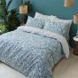 Grace Blue Cotton Rich Duvet Cover Set