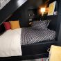 Graphic Stripe Black Cotton Rich Duvet Set