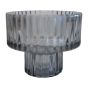 Two Sided Glass Candle Holder