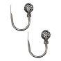 25/28mm Cairo Gun Metal Hold Back Pair 