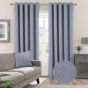 Harris Heather Ready Made Eyelet Curtains