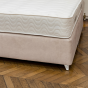 Cruz Beige Single Divan & Mattress Bundle