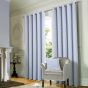 Hartford Blue Blackout Ready Made Eyelet Curtains