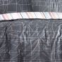 Haslem Charcoal Multi Cotton Rich Duvet Set