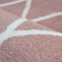 Aria Geometric Pink Rug