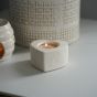 Ceramic Heart Cream Tealight Holder
