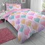Hearts Pink Cotton Rich Duvet Cover Set