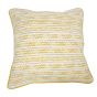 Herringbone Ochre Filled Cushion