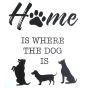 Home Is Where The Dog Is Sign 