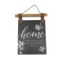 Hanging Home Plaque Black