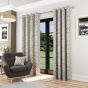 Horizon Natural Ready Made Eyelet Curtains