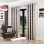 Horizon Blush Ready Made Eyelet Curtains