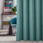 Hudson Teal Blackout Ready Made Eyelet Curtains