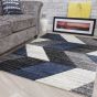 Impulse Chevron Navy Rug