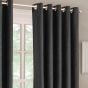 Iona Black Eyelet Curtains