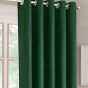 Iona Green Blockout Ready Made Eyelet Curtains