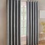 Iona Grey Eyelet Curtains