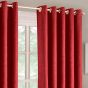 Iona Red Eyelet Curtains