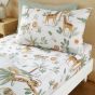 Jungle Safari Natural Cotton Mix Fitted Sheet Range